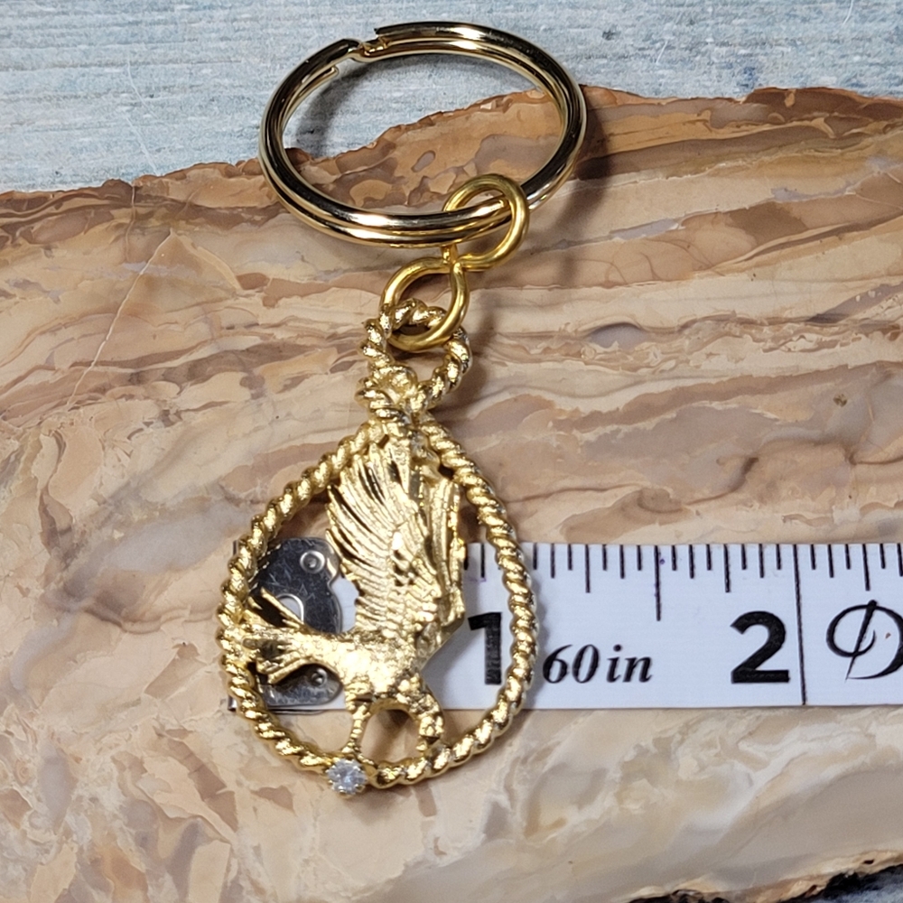 Gold Eagle Keychain - Picture 5 of 9
